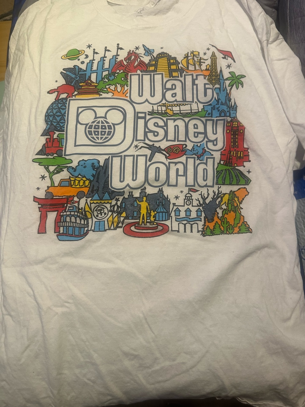 Disney World White Graphic Tee (from the park)